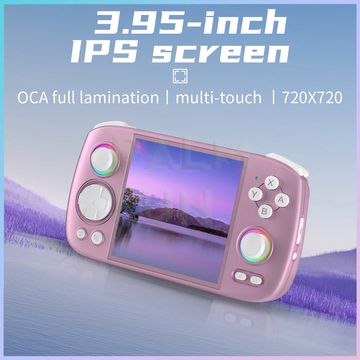 ANBERNIC RG Cube Retro Handheld Game Console 3.95 Inch Touch Screen 720*720 Android 13 Bluetooth WIFI Portable Video Player - QUORE