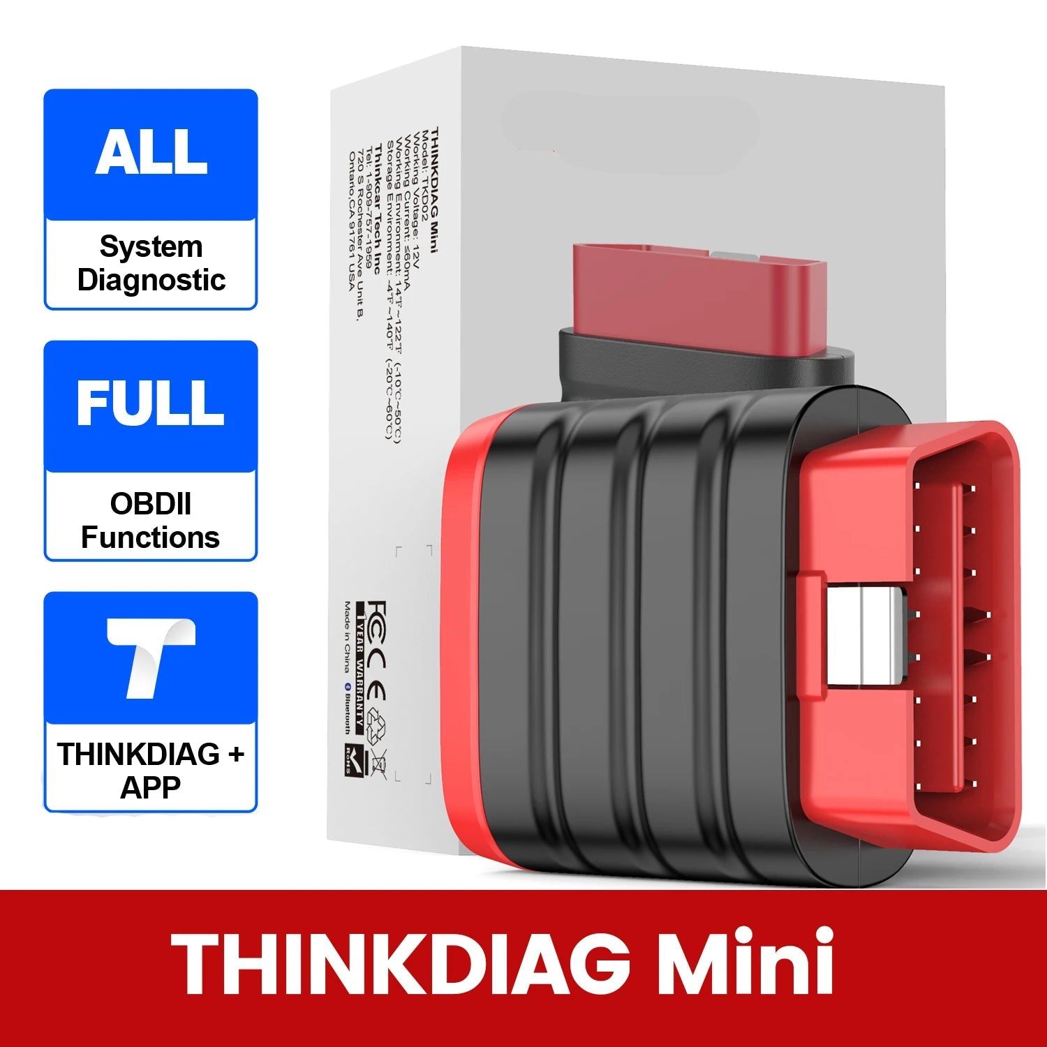 OBD Scanner - OBD2 - Auto Scanner - Auto uitlezen - Diagnose Apparatuur voor Auto's - OBD2 Bluetooth Auto Scanner - All-System Diagnose Tool - Universele Auto Code Reader - 120+ Automerken - Lifetime Gratis Updates - 2025 Versie - QUORE