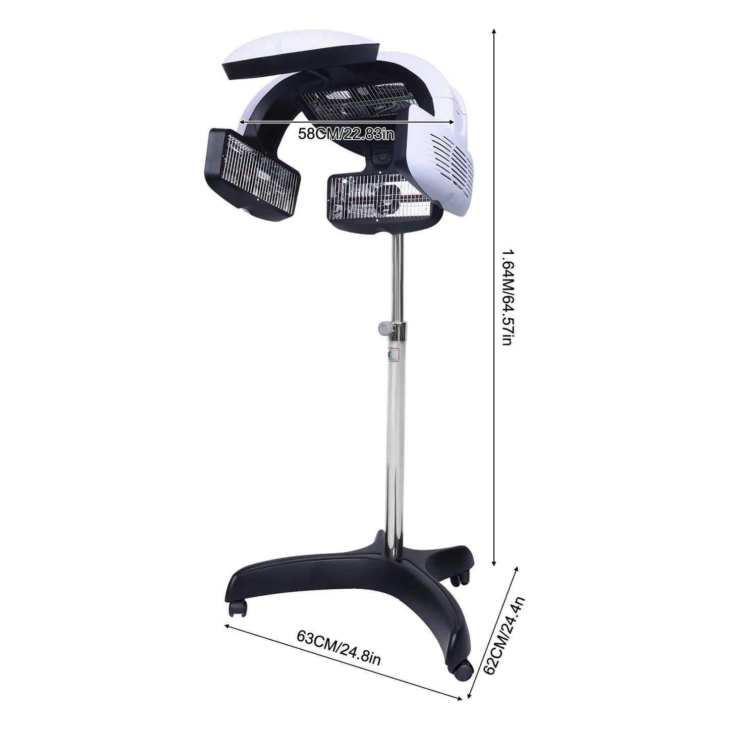 Haarverzorgingsmachine – Haardroger – Hair Steamer – Salonapparaat – Draagbaar – Verstelbare Temperatuur – Roestvrij Staal