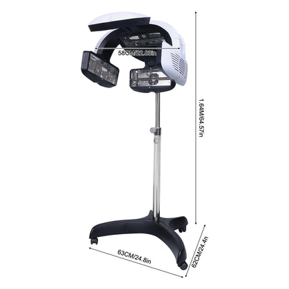 Haarverzorgingsmachine – Haardroger – Hair Steamer – Salonapparaat – Draagbaar – Verstelbare Temperatuur – Roestvrij Staal