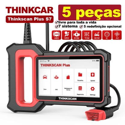 OBD2 Diagnoseapparaat – Autodiagnose Scanner – Foutcode Lezer – Auto Scanner Tool – Diagnose Tool Set 5 Stuks – 5 Inch IPS Scherm – Wifi & Bluetooth Verbinding
