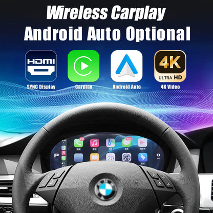 Digitaal Dashboard – Instrumentenpaneel – Cockpit Display – LCD Scherm – Virtual Cluster – 12,3 Inch HD Display – Plug & Play Installatie
