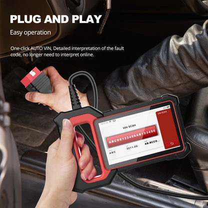 OBD2 Scanner - OBD - Diagnosecomputer - Uitleesapparatuur Auto - Auto Accessoires - Storing Verwijderen - Auto Uitlezen - ABS - SRS - ECM - TCM Systemen - 5" Touchscreen - QUORE