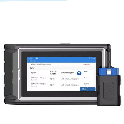 OBD2 Diagnosetool – Autodiagnose Scanner – Foutcode Uitlezer – Diagnoseapparaat – Bluetooth Verbinding – 96 Automerken – 28 Onderhoudsdiensten - QUORE