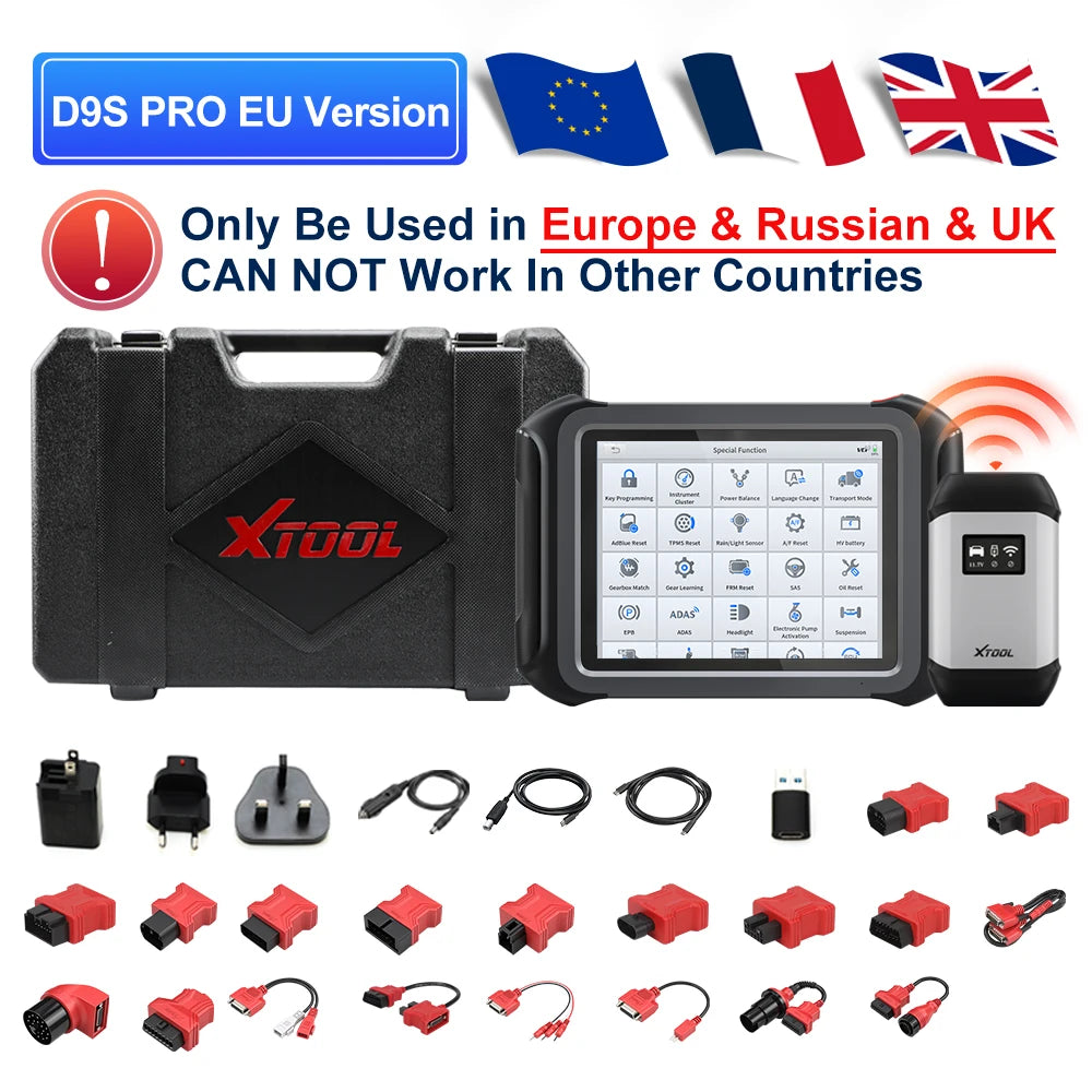 Autodiagnosetool – Diagnoseapparaat – ECU Programmeur – Diagnosescanner – Auto Scanner – 9,7-inch Touchscreen – 45+ Onderhoudsfuncties - QUORE