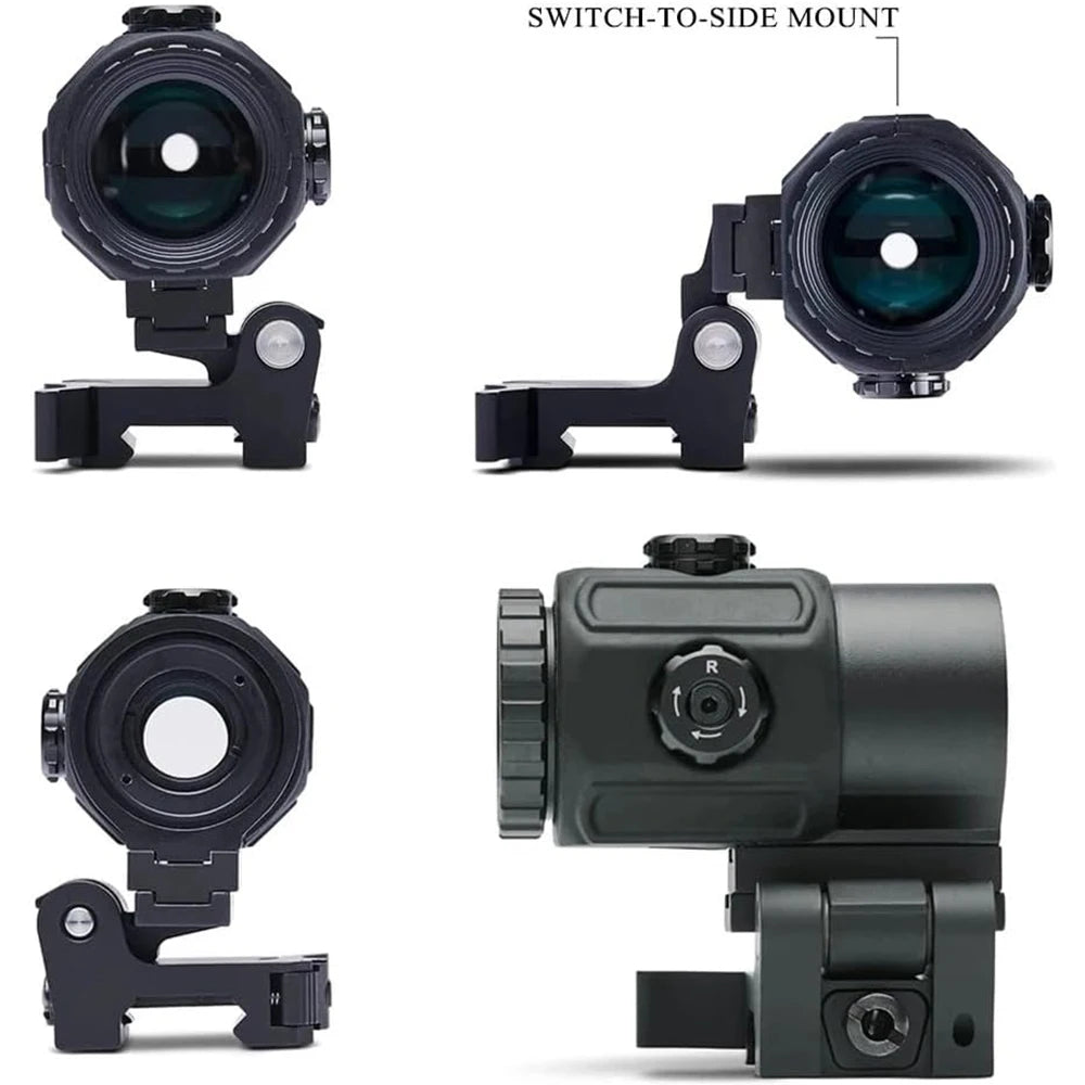 558+G33 Holographic Reflex Sight Red Dot Optic Sight with G33 3X Magnifier Combo Built-in Flip QD Mount - QUORE