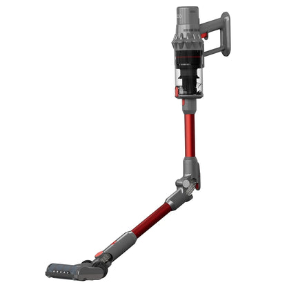 Draadloze Stofzuigers - Stofzuiger - Natte & Droge - Vacuum Cleaner - 33000Pa - 500W - 8 x 2200mAh Verwijderbare Batterijen - Draaibare Metalen Buis - Rood & Grijs