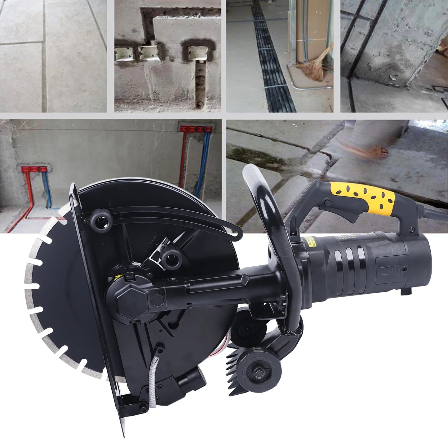 Sleuvenzaag – Diamantzaag – Natte Zaag – Droge Zaag – Betonzaag – 2800W Motor – 14 Inch Zaagblad