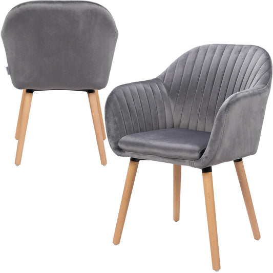 Eetkamerstoel – Stoel – Zetel – Tuinstoel – Bureaustoel – Velvet Bekleding – Maximaal 120 Kg Draagkracht