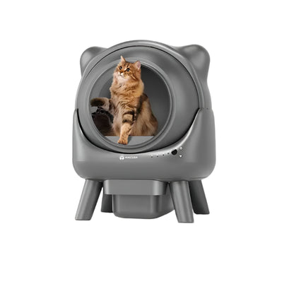 Automatische Kattenbak – Zelfreinigende Kattenbak – Slimme Kattenbak – XL Kattenbak – 60 Liter Inhoud – App-Bediening – Veiligheidssensoren