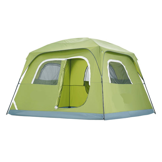 Camping Tent - Tent - Camping Tent 6 Persons - Waterproof - Flysheet - UV Protection - 7x7x4ft - Quick Set Up - Including Carry Bag