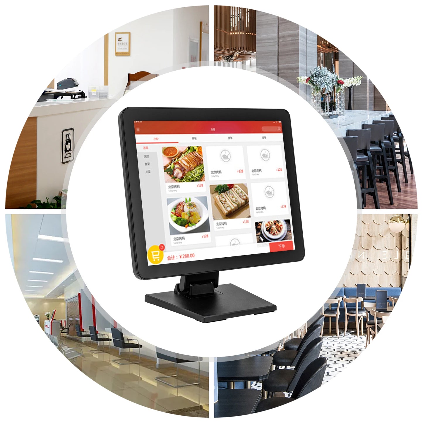 Touchscreen Monitor – Touchscreen Display – Interactief Scherm – Multitouch Scherm – 17 Inch – 10-Punts Touch – HDMI USB VGA
