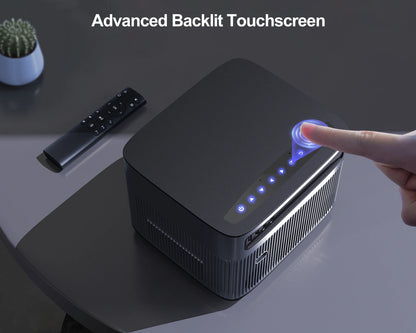 Wimius - Beamer - Projector Beamer - Mini Meamer - Full HD 1080P - 1920x1080dpi - Automatische focus - met WiFi - 15000lumens - QUORE