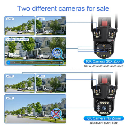 LS Vision - LS-WL342-20X - Security Camera System - 6K PTZ Camera - Outdoor - Surveillance Camera - AI Human Detection - Security Camera - Security Camera System - IP66 - 20xZoom - 1 Piece - Black