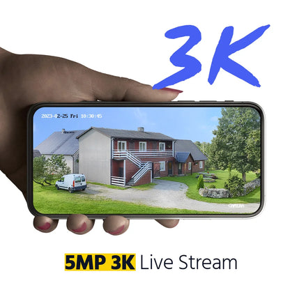 16-Camera Bewakingsset – Beveiligingssysteem – Cameraset – Bewakingscamera’s – Surveillance Kit – 5MP Ultra HD Resolutie – 4TB Opslag
