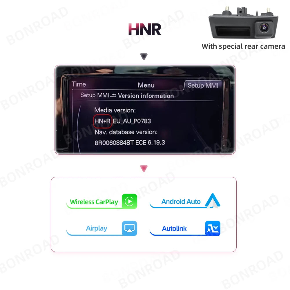 CarPlay Adapter – Draadloze CarPlay Dongle – Android Auto Interface – Auto Multimedia Adapter – AirPlay Mirror Link – Compatibel Audi A1 & Q3 2013-2018 – Plug & Play Installatie – Naadloze Smartphone Connectiviteit - QUORE