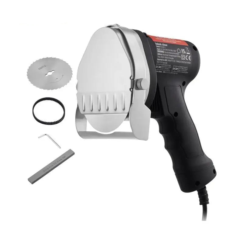 Snijmachine - Vlees Elektrische Kebabsnijder - Elektrisch Shoarma-mes - Vlees Snijder -  Draadloos - 2 Bladen - 0-8mm Dikte -  Plat blad