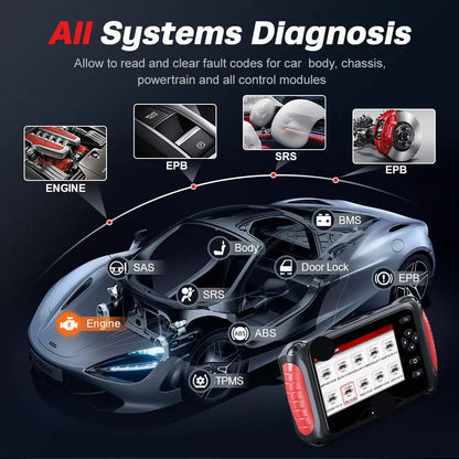 Professionele Auto Diagnosetool – OBD-II Scanner – Auto Scanner – Foutcode Lezer – Diagnosesysteem – Wifi Draadloos – Onderhoudsfuncties