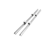 Lineaire geleiderails - Soepele beweging voor doe-het-zelf-haspels - SBR12 - Schuifblokken voor CNC-freesmachines - 12 mm-1000 mm - Zilver