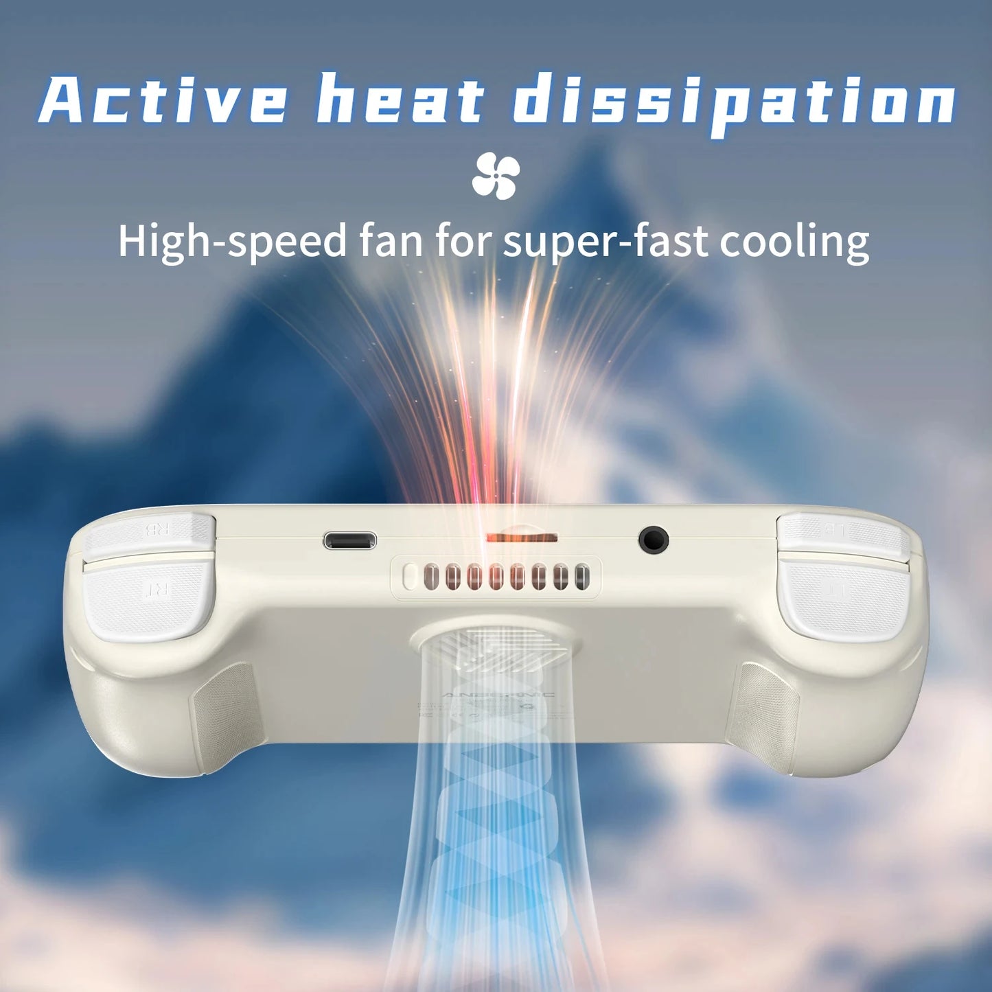 ANBERNIC RG Cube Retro Handheld Game Console 64bit Android 13 Unisoc T820 3.95 Inch IPS Screen Hall Joystick RGB lighting effect - QUORE