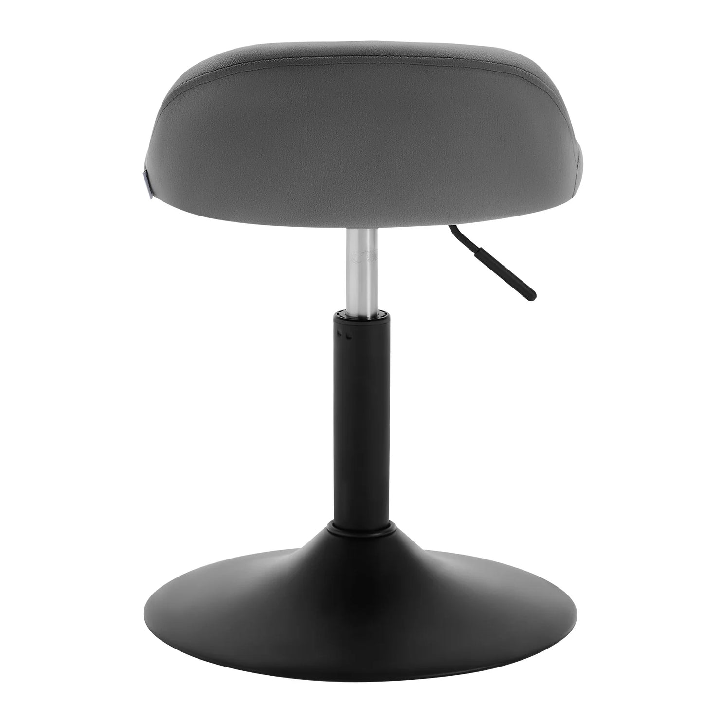 Velvet Barkrukken - Barstoel - Barkruk - Keukenstoel - Hoogte Verstelbaar & Draaibaar - Ergonomische - Comfortabele Stoelen voor Keuken, Woonkamer & Kantoor - Set van 2 - Donkergrijs