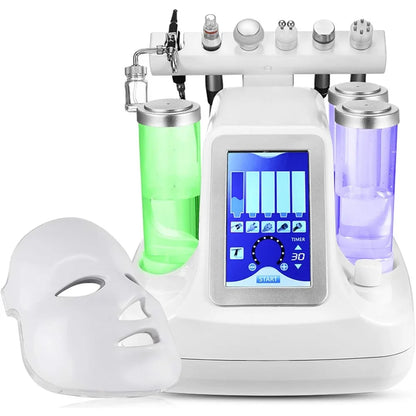 7-in-1 Water Oxygen Beauty Machine – Schoonheidsapparaat – Huidverzorging – Gezichtsbehandeling – Anti-Acne – Microdermabrasie – Instelbare Intensiteit
