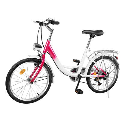 Mountainbike – Fiets – MTB – 20 Inch – 6 Versnellingen – Verstelbaar Zadel – V-Brake Remmen