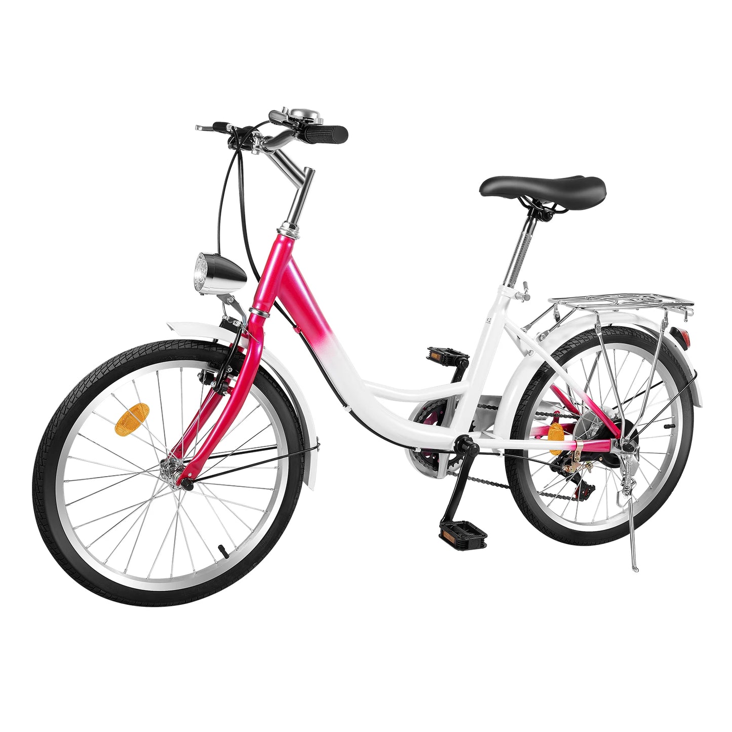 Kinderfiets – Jongensfiets – Meisjesfiets – Fiets Voor Kinderen – 20-Inch – 6 Versnellingen – Verstelbaar Stuur En Zadel