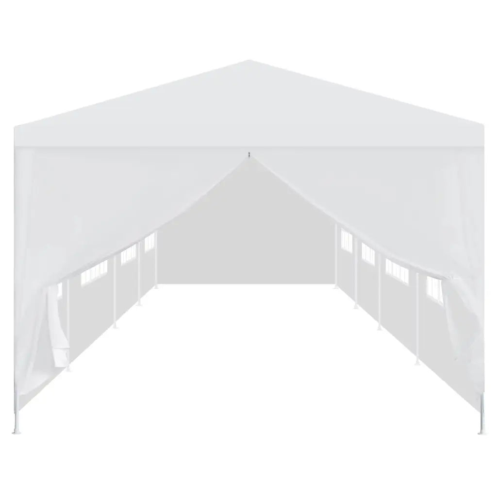 Tuinpaviljoen – Partytent – Tuitent – Overkapping – Waterdicht – 3 x 12 Meter – Roestvrij Staal Frame - Wit