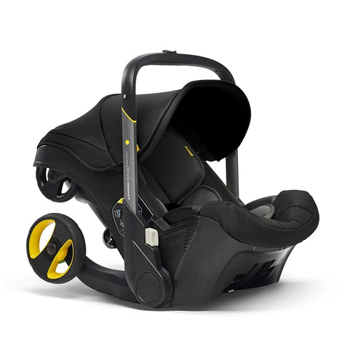 Kinderwagen - 3-in-1 – Lichtgewicht - Opvouwbaar & Verstelbaar – Hoog Landschap Babywagen – Reisbuggy met Zonnescherm - Zwart