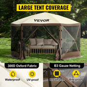 Camping - Party Tent - Camping Gazebo - Tent - Awning - Camping Awning - 10 x 10 ft - Sun Protection Tents &amp; Awnings Camping &amp; Hiking