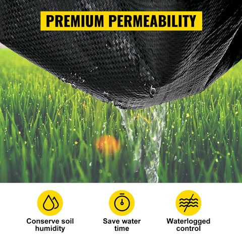 Garden fleece - Fleece cloth - Plant protection - Fleece cloth - Weed fleece - Driveway drainage cloth - Woven ground cloth - 4 * 300ft - Landscape cloth