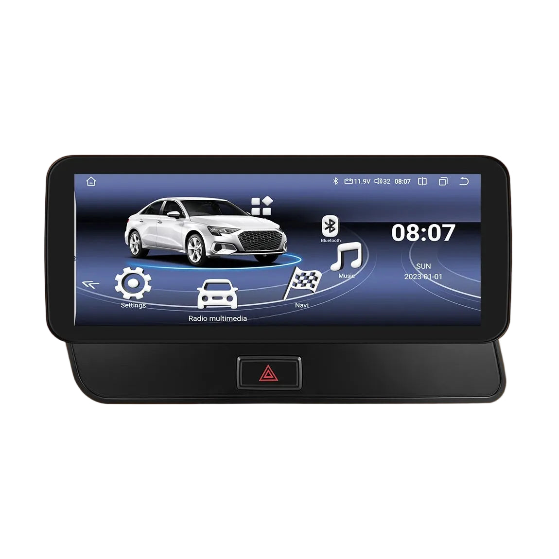 10,25 Inch Android 13 Autoradio – Multimedia Speler – 2DIN Navigatiesysteem – Carplay Android Auto – Touchscreen Scherm – 6GB RAM 64GB Opslag