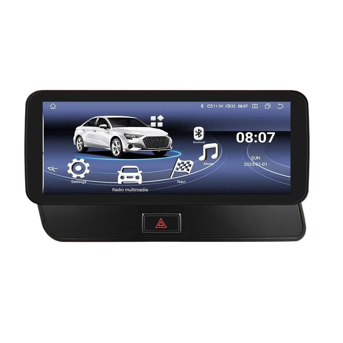 Android 13 Autoradio – Multimedia Speler – 2DIN Radio – CarPlay – GPS Navigatie – 10,25 Inch Touchscreen – Scherp 1920x720 Display