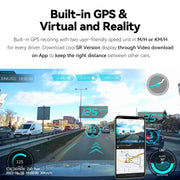 Dash Cam Dual GPS – 1944P HD – WiFi – Voor & Achter – 24H Parkeerbeveiliging – D²save Opslag – Zonder Geheugenkaart