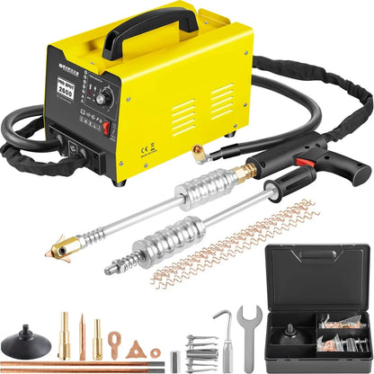 Spot Deuken Puller – Deukentrekker – Dent Puller – Spotwelder – Deuken Verwijderen – 3500A Max Stroom – 5 Lasstanden - 2600 - Geel