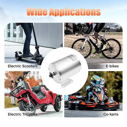 Brushless Motor – Borstelloze Motor – E-Bike Motor – Elektrische Scooter Motor – 2000W Vermogen – Aluminium Motorhuis