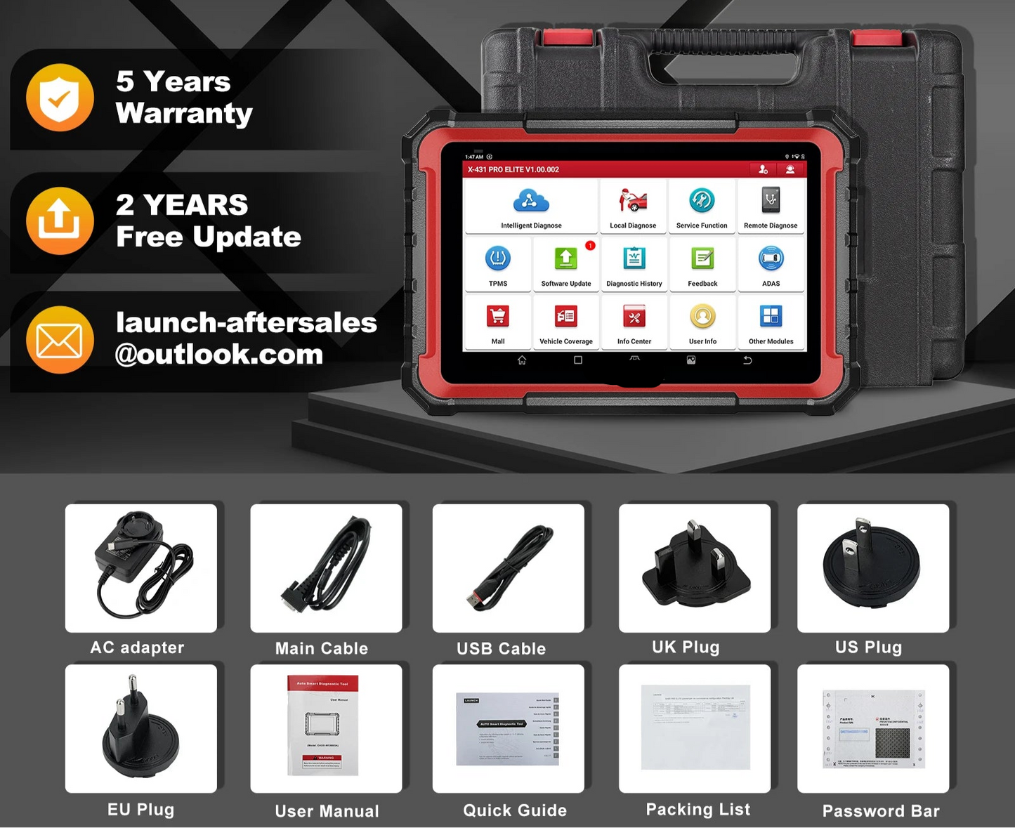 OBD2 Scanner – Auto Uitleesapparaat – Diagnose Scanner – ECU Codelezer – OBD Diagnose Tool – Android 10.0 – 8 Inch Touchscreen