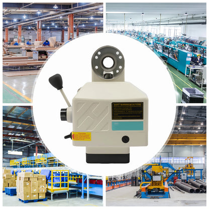 Voederunit Voor Freesmachine – Aandrijving – Snelheidsregeling – Nauwkeurige Positionering – Stil – Variabel 0-210 Rpm - QUORE