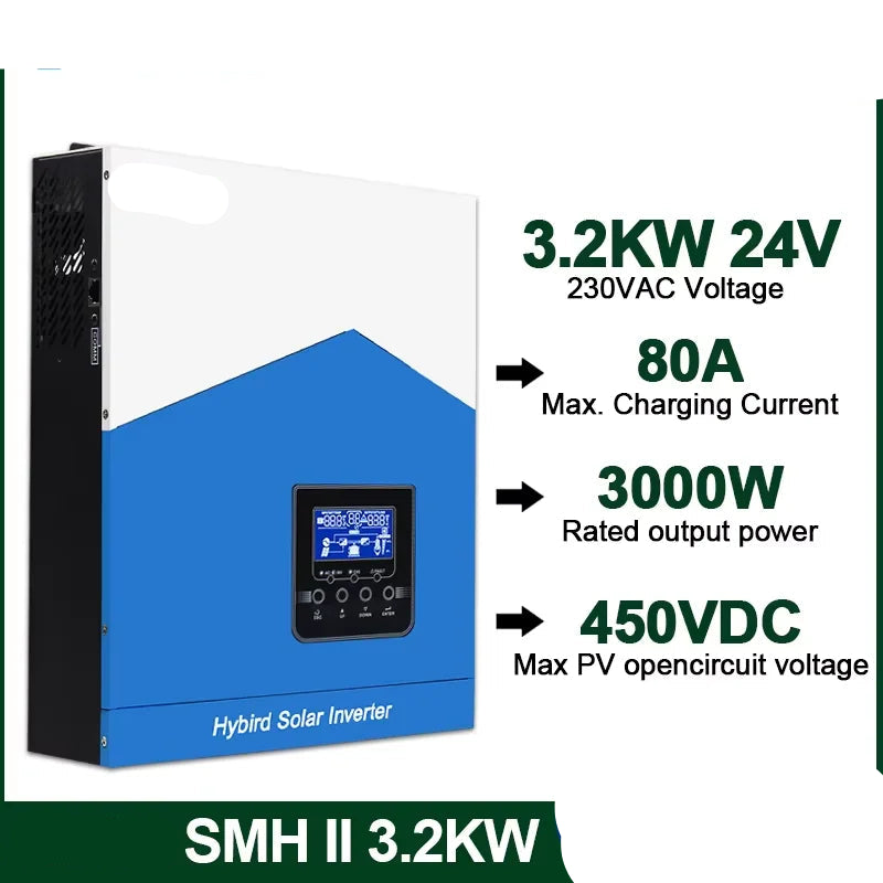 Hybride Zonne-energie Omvormer – Solar Inverter – Solar Converter – Zonnepaneel Omvormer – MPPT Omvormer – Pure Sinusgolf Output