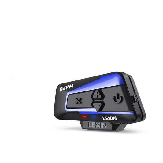Lexin - Motorfiets Intercom - Motorhelm - Bluetooth 5.0 - Headsets - Handsfree - Communicator - Interphone - Voor 10 ruiters - 1 stuk - 2000M - QUORE