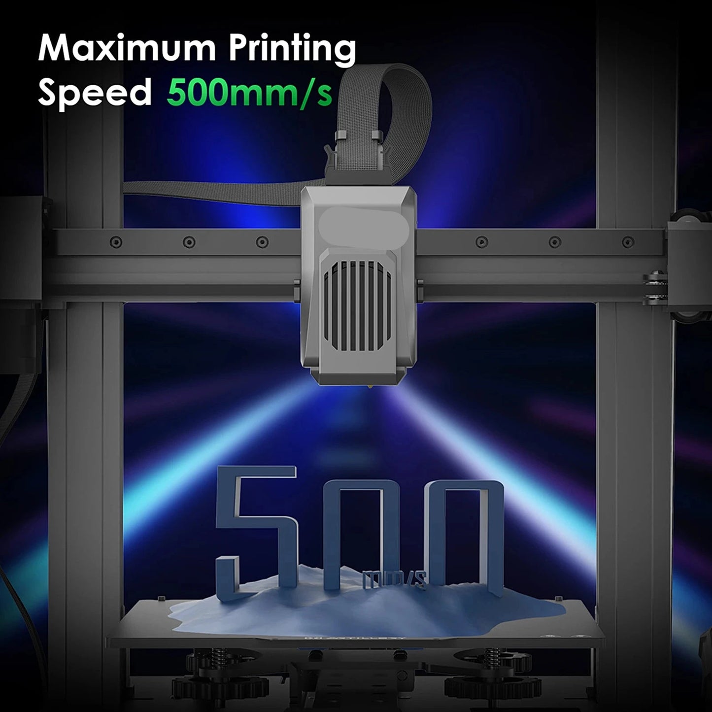 3D-Printer – 3D-Printer Voor Thuis – 3D-Printmachine – 3D-Printer – Printvolume 24x24x26 Cm – Direct Drive Extruder