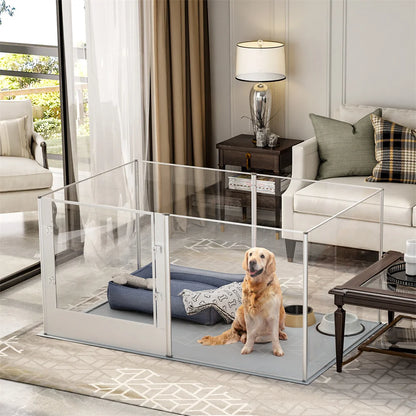 Hondenren – Speelren – Huisdierenren – Buitenren – Krasbestendig Acryl – Aluminium Frame
