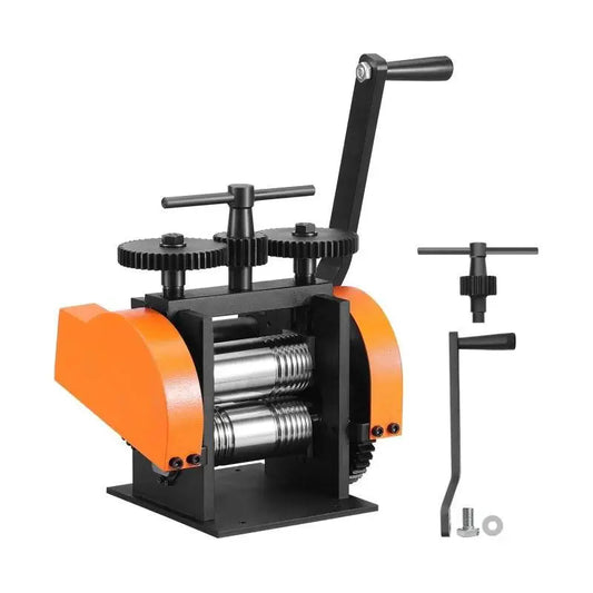 Jewelry Making - Jewelry Rolling Machine - 3 in 1 - 57mmW 0-5.5mmT - Rolling Mill for Making Metal Jewelry Plate Square Wire
