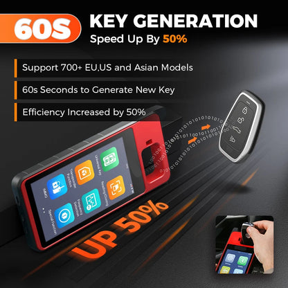 Key Fob Programmer - Immobilizer Tool - IMMO Learning & Chip Cloning – Frequentiedetectie - Global Version