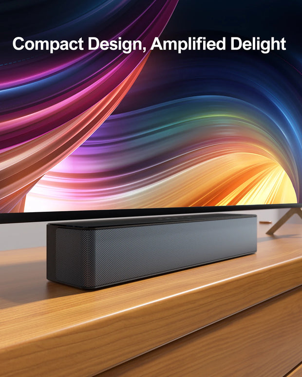 ULTIMEA Soundbar (P61155) - Bluetooth Speaker - Soundbars voor TV - Touch- & Afstandsbediening - Zwart - QUORE