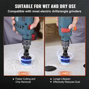 Diamond drill bit - Diamond hole saw set Drill - Hole saw set - Diamond drill set - 6 pieces