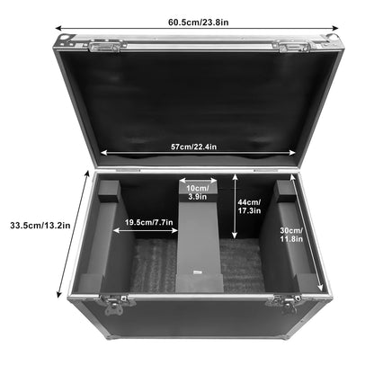 Moving Head Lights – DJ Verlichting – Podiumlampen – Effectverlichting – Concertlampen – 2 Stuks Met Flightcase – 450W Krachtige Lichtbron – 48 Lichtpatronen - QUORE