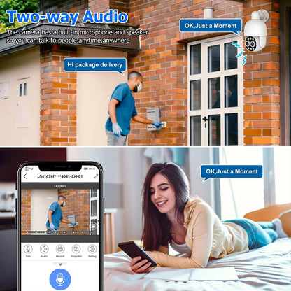 Beveiligingssysteem 8 Kanaals – Camerasysteem – 4K CCTV – Surveillance Kit – Veiligheidssysteem – AI Mensdetectie – Dual-Lens 8MP 4K Camera’s - 8 Stuks - 4TB