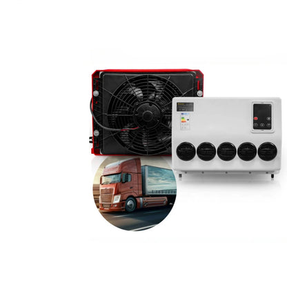 Airco - Elektrische Airconditioning - Kachel - Geïntegreerd Koel- en Aircosysteem - 24V - voor Vrachtwagens, Auto’s & Bussen – Energiezuinig Klimaatsysteem voor Geparkeerde Voertuigen